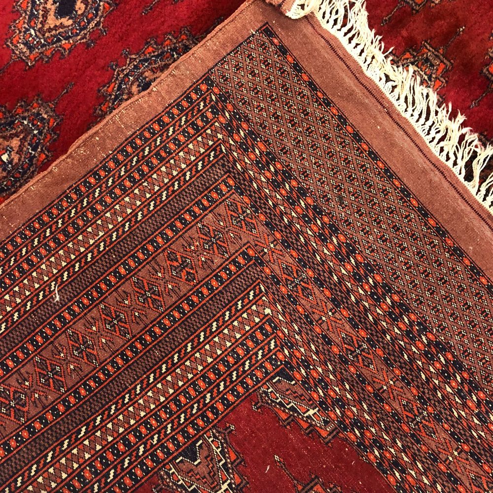 Pakistani Rugs - Bokhara  - 6'1"x 9' - Oriental Rug Exchange - Back