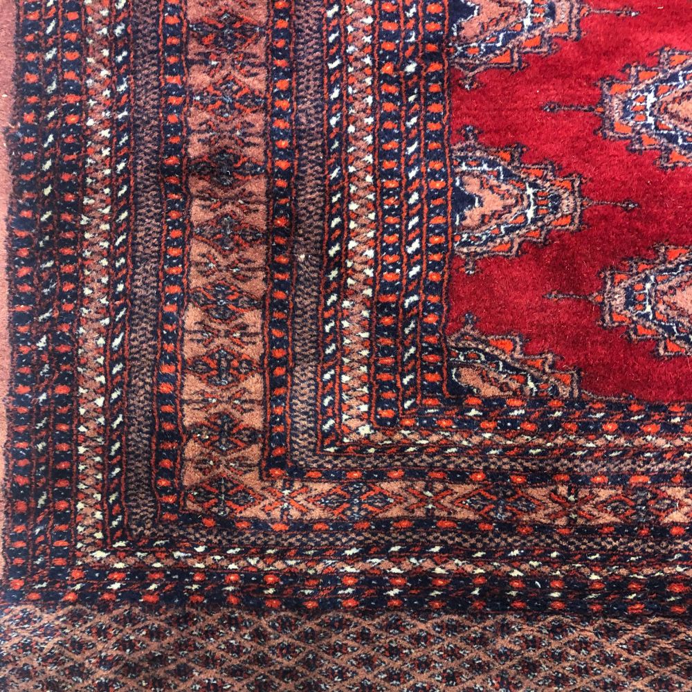 Pakistani Rugs - Bokhara  - 6'1"x 9' - Oriental Rug Exchange - Border