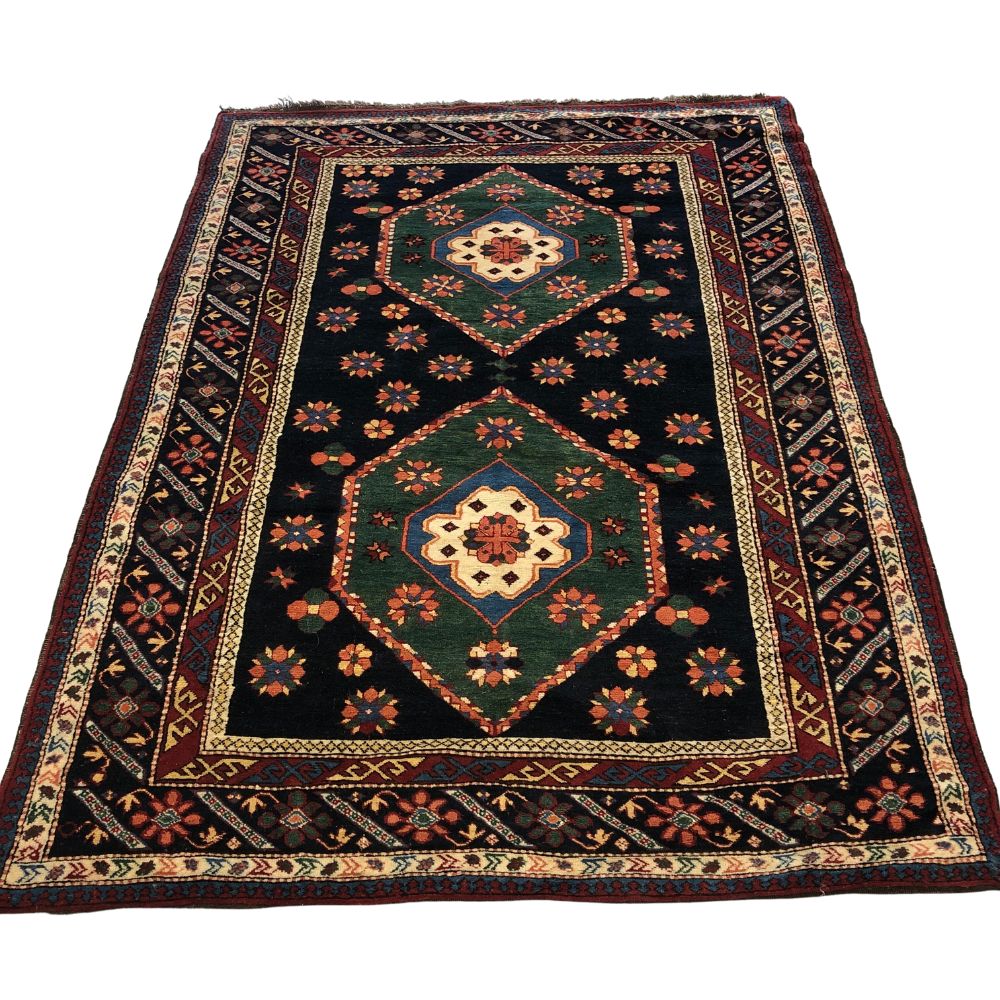 Turkish Rug - Kazak 5' x 6'11" - Handmade Rugs - Vintage Rugs - Oriental Rug Exchange