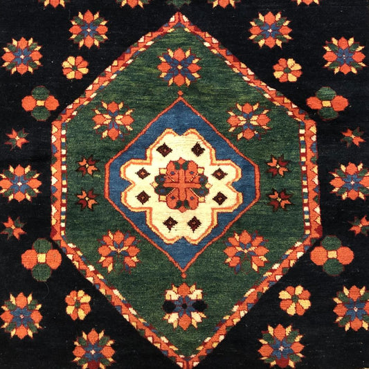 Turkish Rug - Kazak 5' x 6'11" - Handmade Rugs - Vintage Rugs - Oriental Rug Exchange