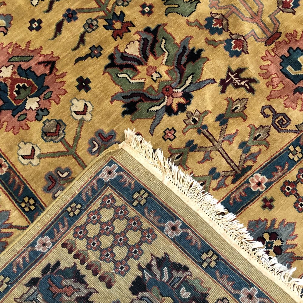 Indian Rug Heriz 8' x 10' - Vintage Rugs