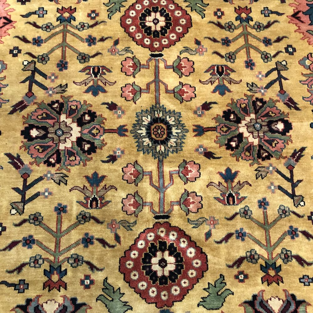 Indian Rug Heriz 8' x 10' - Vintage Rugs