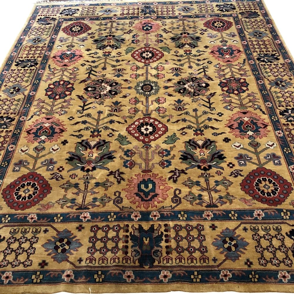 Indian Rug Heriz 8' x 10' - Vintage Rugs