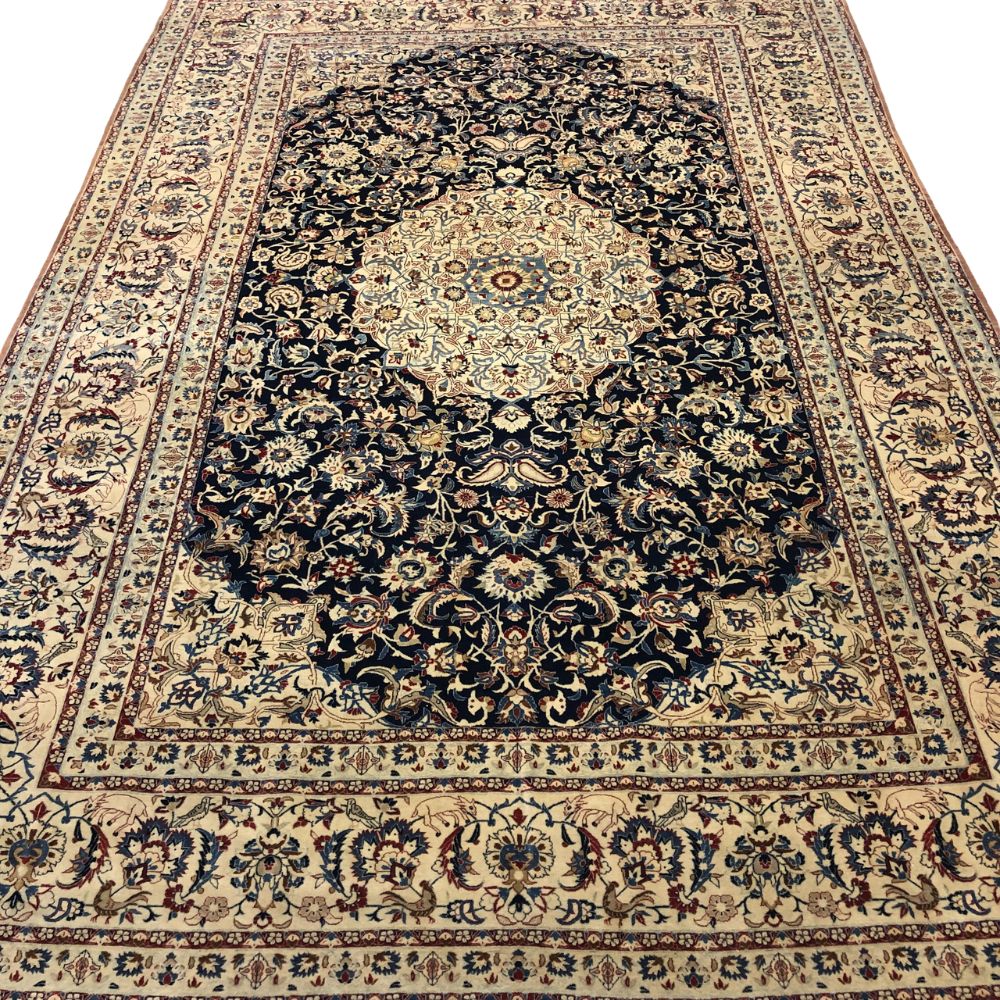 Persian Rugs - Isfahan 6'9" x 9'11" - Antique Rugs - Oriental Rug Exchange