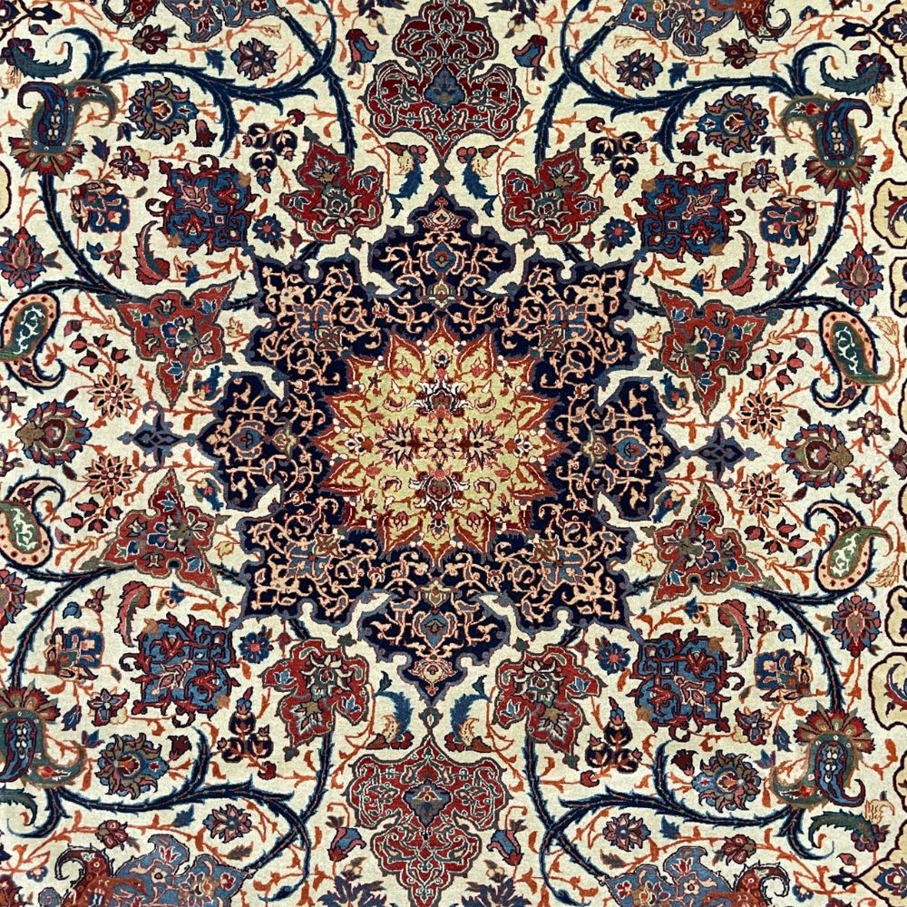 Persian Rug Isfahan 9' x 12' Antique Rugs