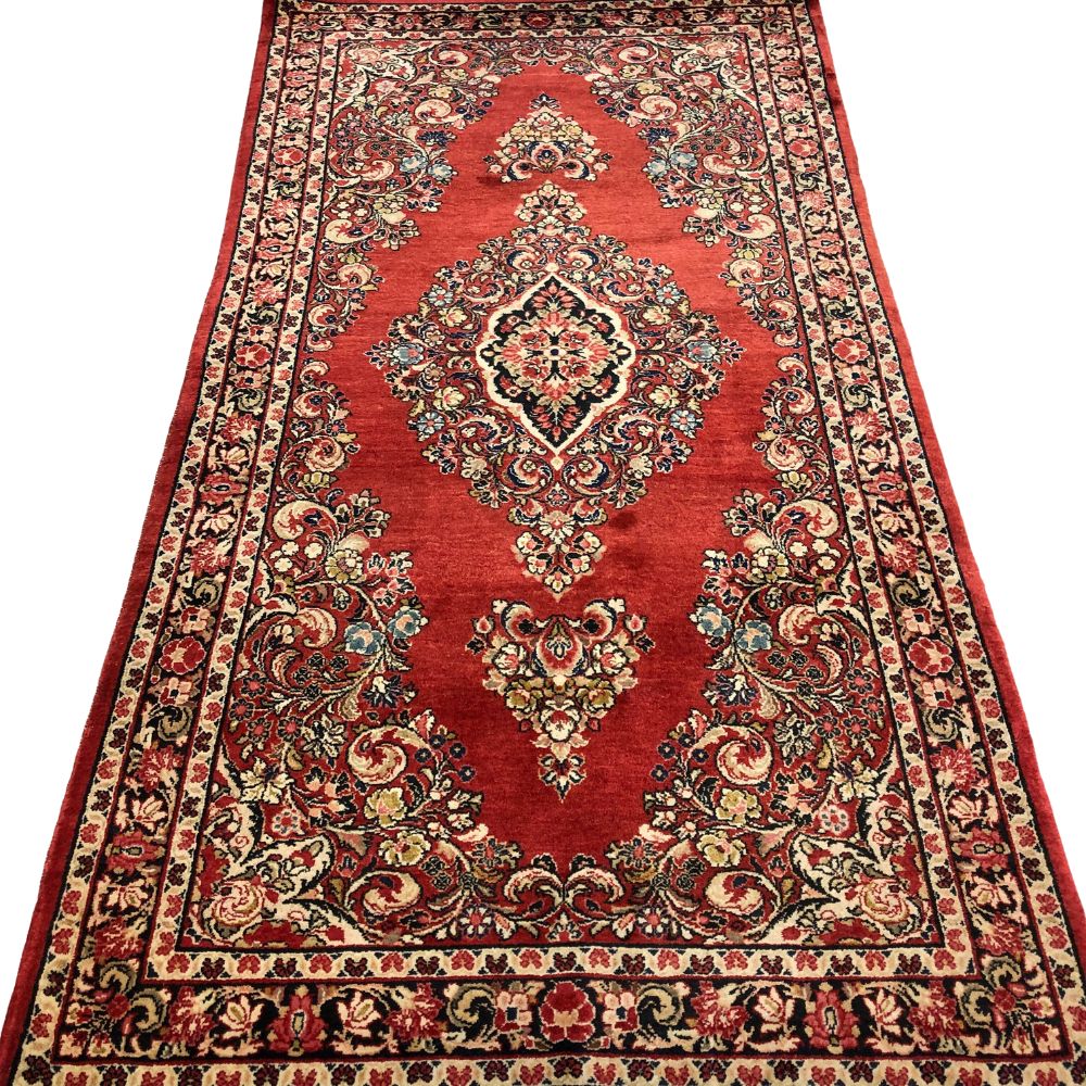 Persian Rug - Sarouk 4'1' x 7'11" - Vintage Rugs -  Oriental Rug Exchange