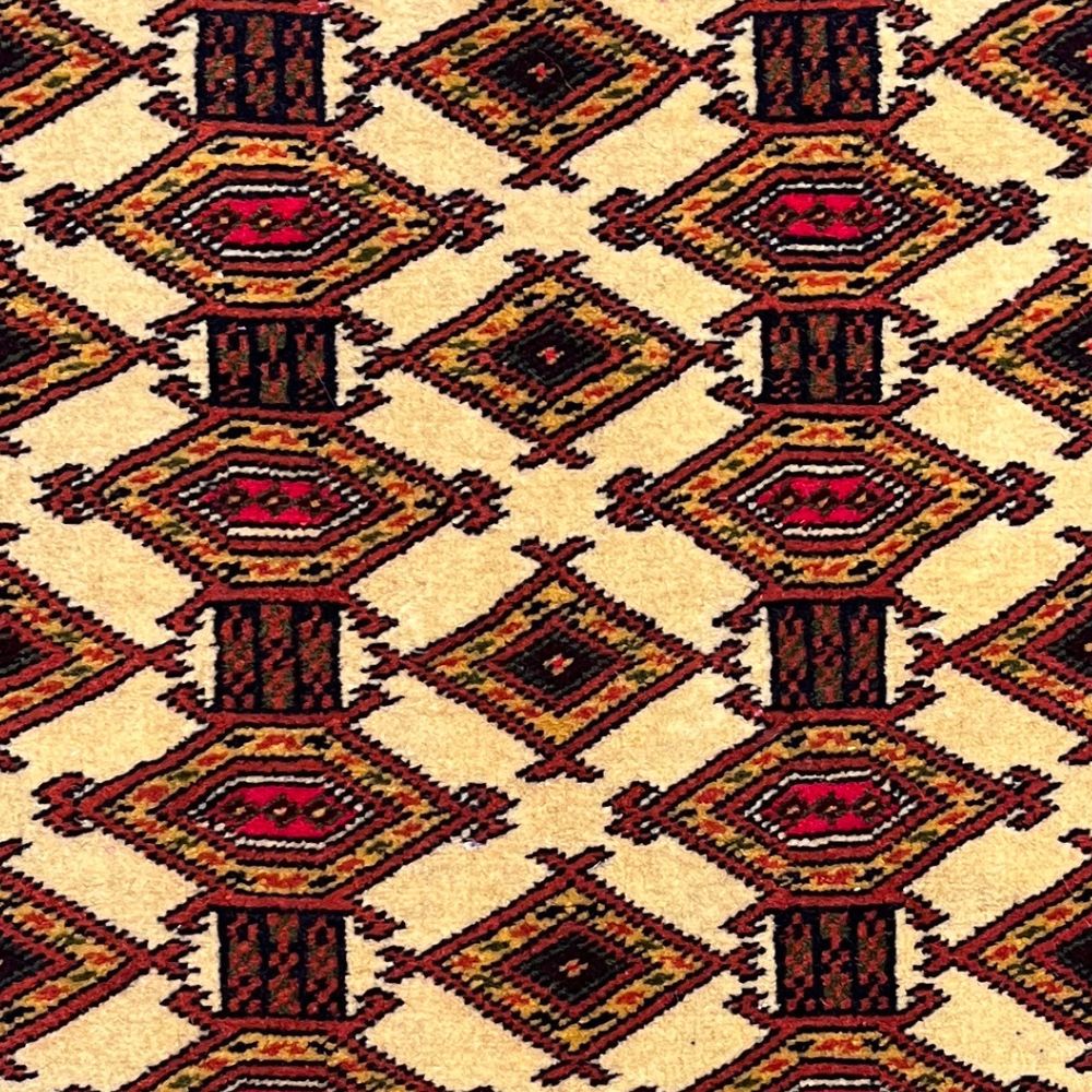 Afghan Rug - Turkmen Bokhara 2'7" x 6'4" | Rug Runner