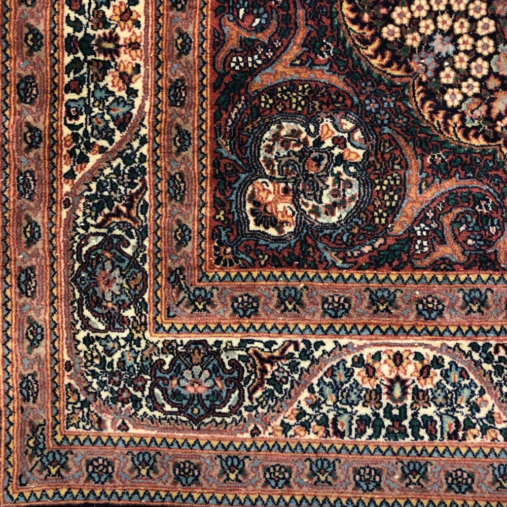 Indian Rug - Kashmir 4'7" x 7'2" - Vintage Rugs - Handmade Rugs - Oriental Rug Exchange