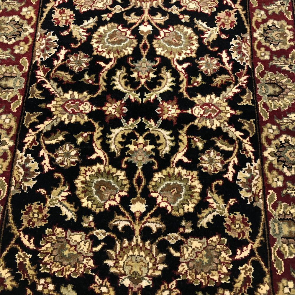 Indian Rug - Sarouk - Rug Runner  2'9"x10'7" - Handmade Rugs - Oriental Rug Exchange