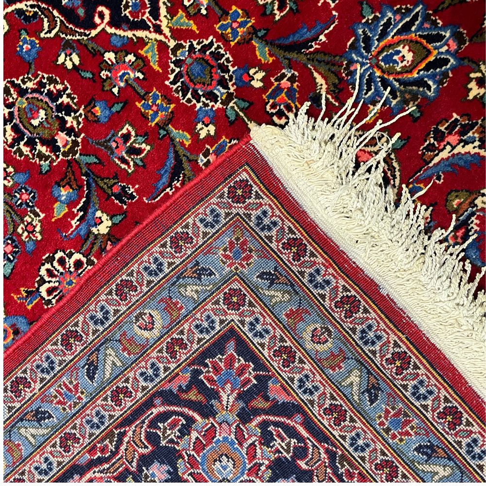 Kashan Persian Rug - 6'10" x 10'3" | Vintage Rug