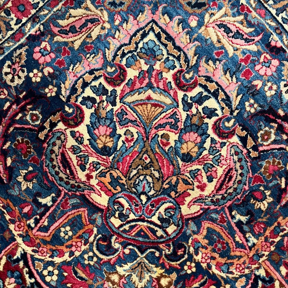 Persian Rug Laver Kerman 11'11" x 15'8" - Antique Rugs - Motif