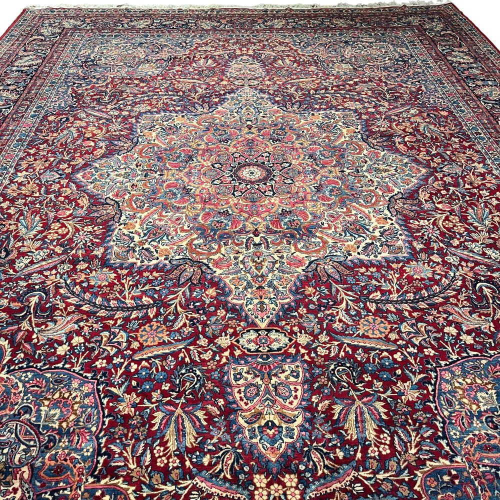 Persian Rug Laver Kerman 11'11" x 15'8" - Antique Rugs