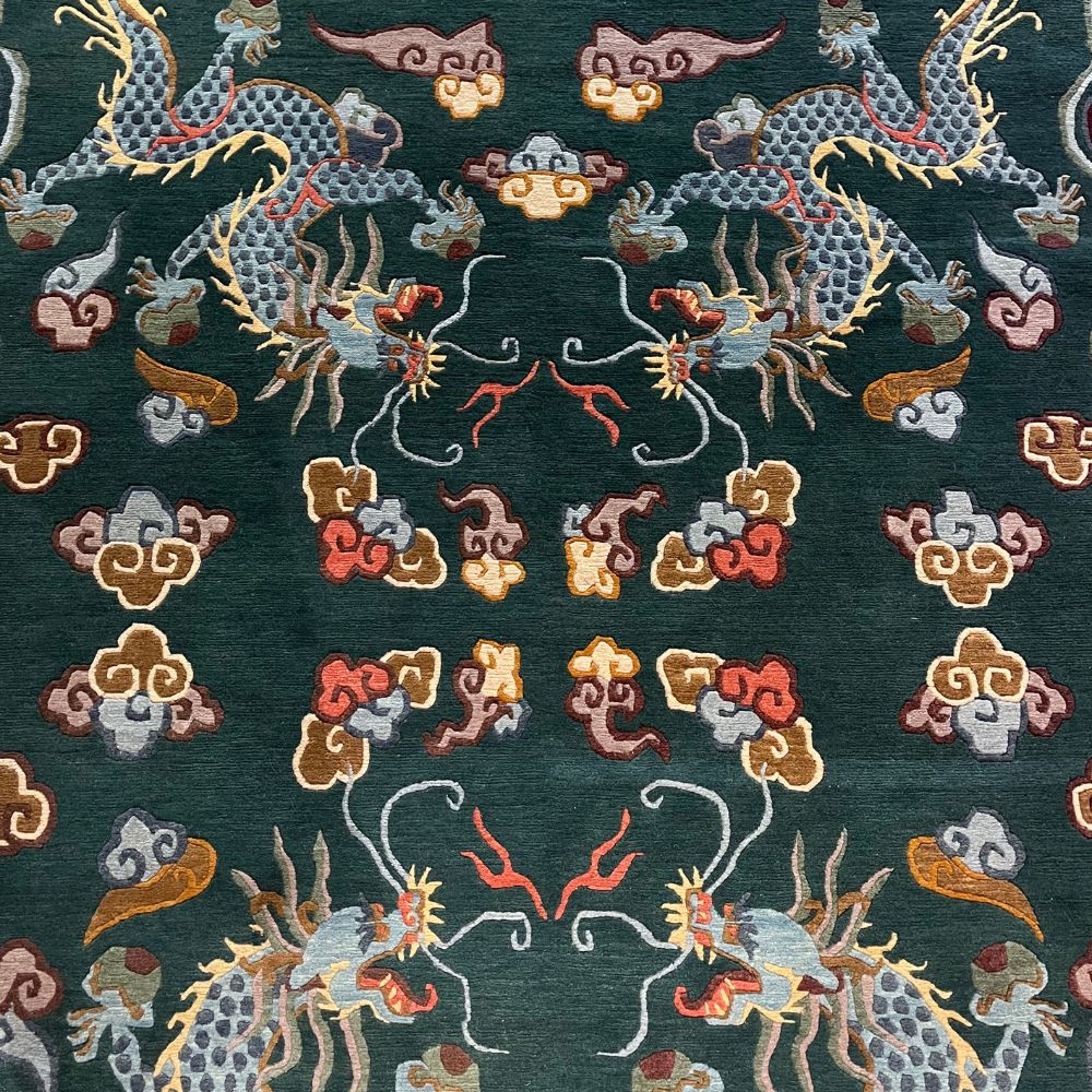 Nepalese Dragon Rug - 5'8" x 9'3"