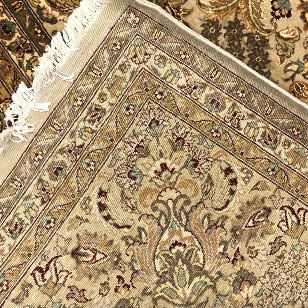 Pakistan Rug - Kashan Wool & Silk 9'2" x 12'3" - Back