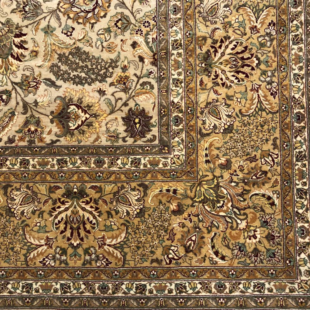 Pakistan Rug - Kashan Wool & Silk 9'2" x 12'3"