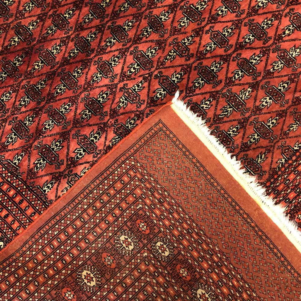 Bokhara Rug from Pakistan - 8'5" x 11'1" - Handmade Rugs - Vintage Rugs - Oriental Rug Exchange