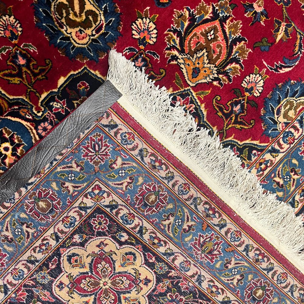 Kashan Persian Rug- 10'9" x 16'1" - Vintage Rug - Back