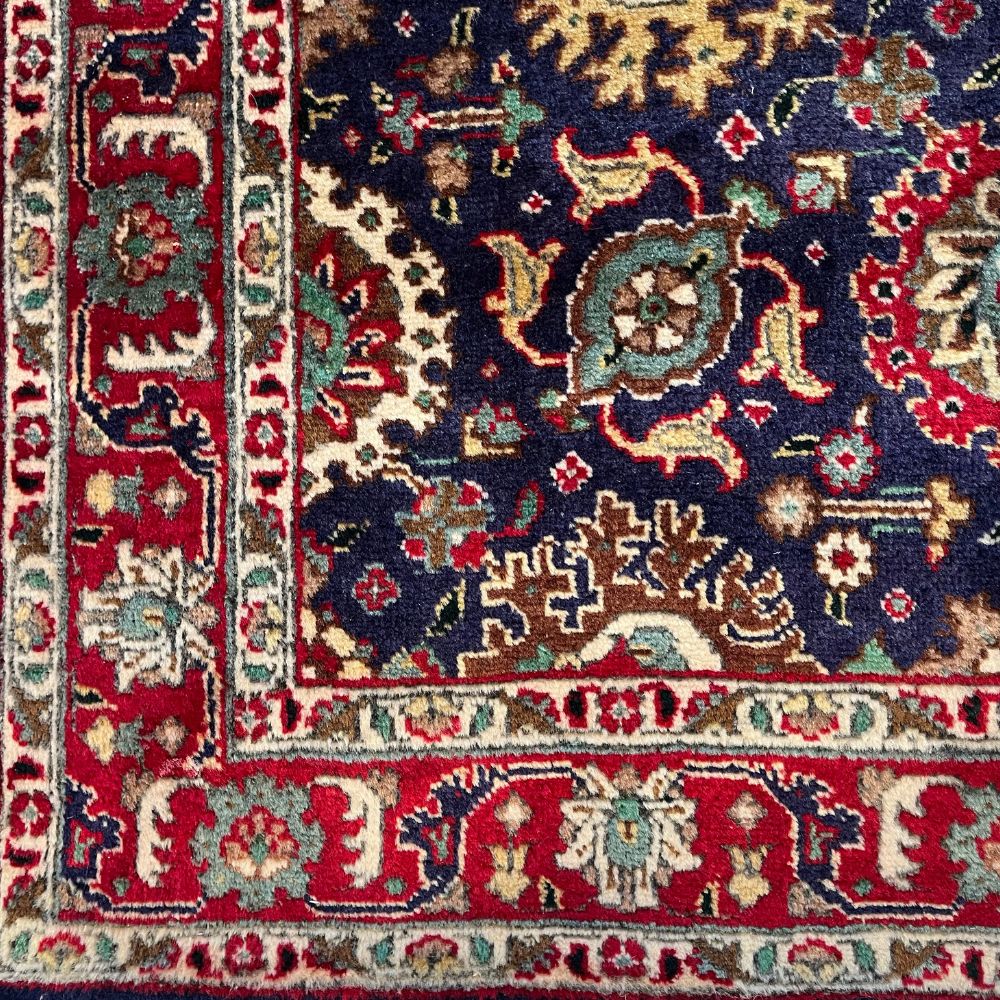 Persian Rug - Sarouk 3' x 15'4" Rug Runner - Vintage Rugs - Border