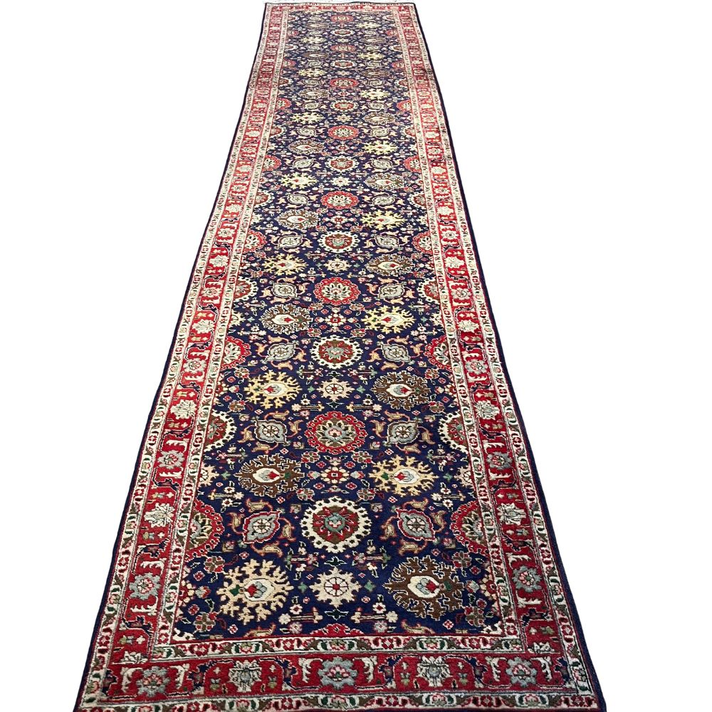 Persian Rug - Sarouk 3' x 15'4" Rug Runner - Vintage Rugs