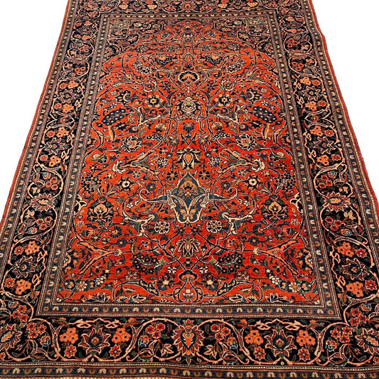 Persian Rug - Kashan 4'4" x 6'5" | Antique Rugs