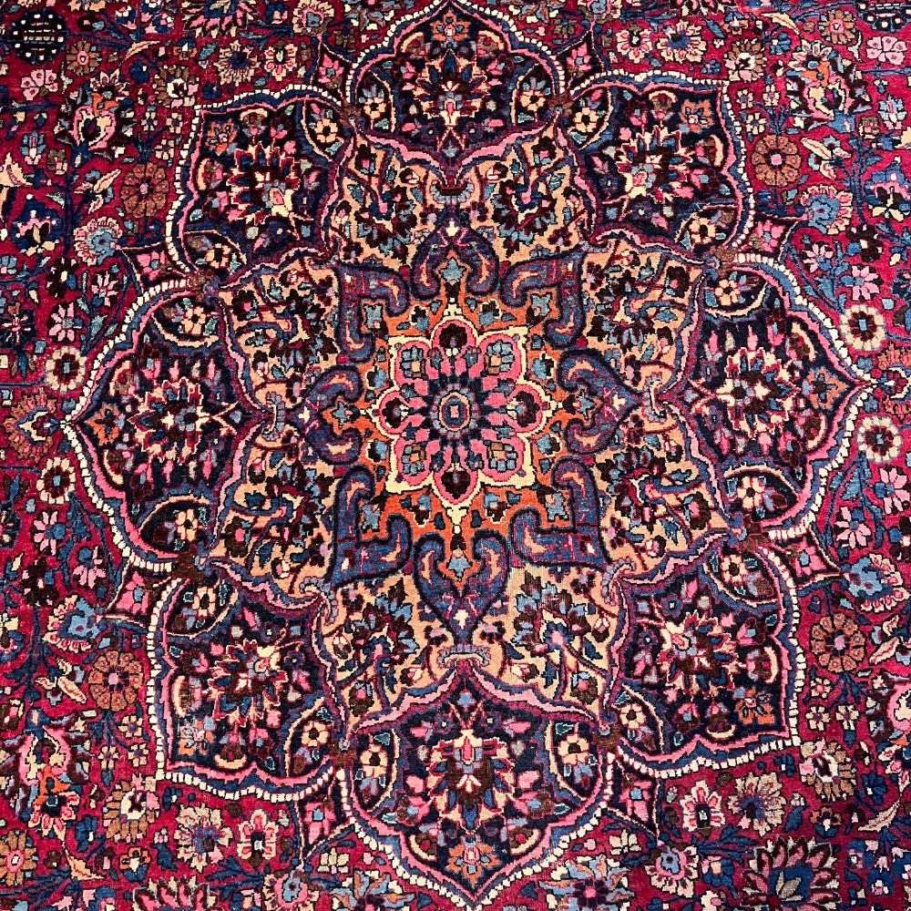 Persian Rug - Mashad  8'6" x 11'2" Handmade Persian Rug - Medallion