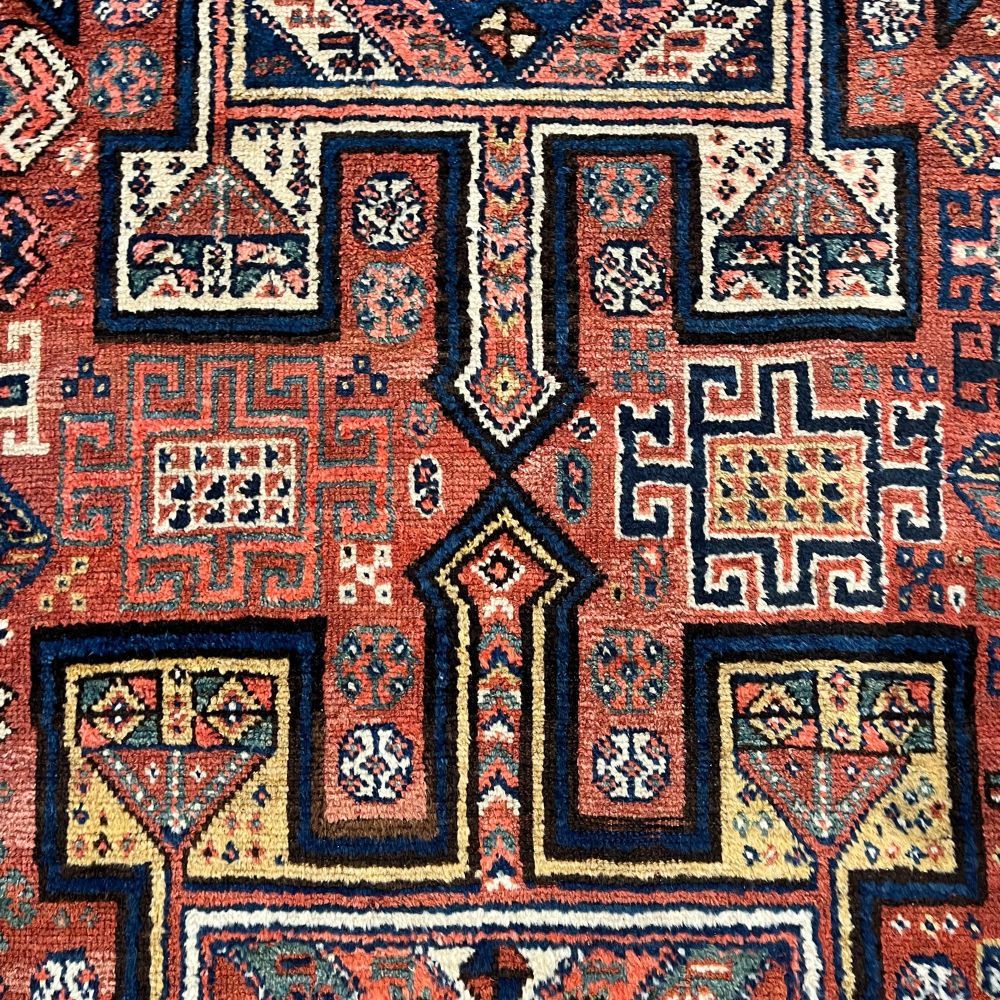 Persian Rug - Quchan Kurd 4'2" x 10'5" | Antique Rugs-Field