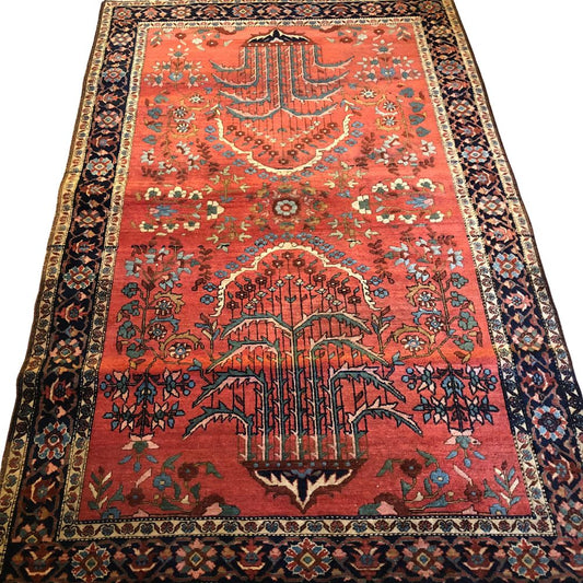 Persian Rug - Sarouk 4'4" x 6'8" | Antique Persian Rug