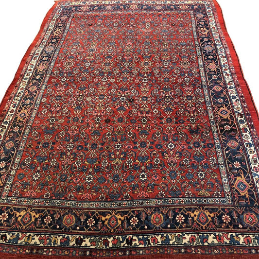 Persian Bijar - 7'1" x 10'2" | Antique Rug | Oriental Rug Exchange