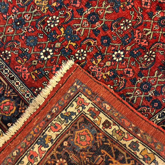 Persian Bijar - 7'1" x 10'2" | Antique Rug | Oriental Rug Exchange