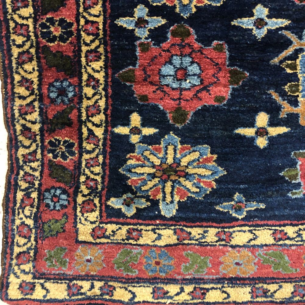 Persian Rugs - Hamadan 3'7" x 5'4" -Antique Rugs -Handmade Rugs - Oriental Rug Exchange