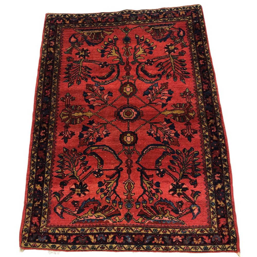 Persian Rugs - Hamadan 3'6" x 4'9" -  Antique Rugs - Oriental Rug Exchange