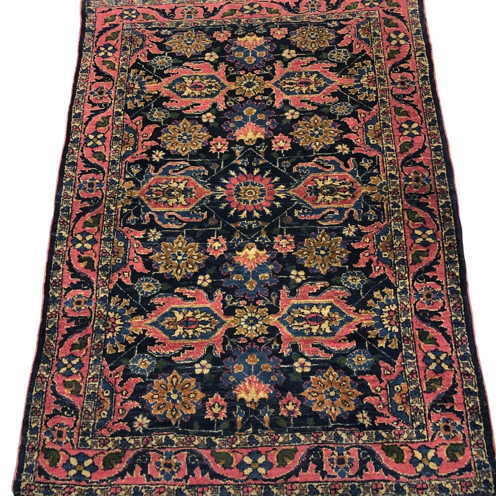 Persian Rugs - Hamadan 3'7"x 4'10" - Antique Rugs - Oriental Rug Exchange