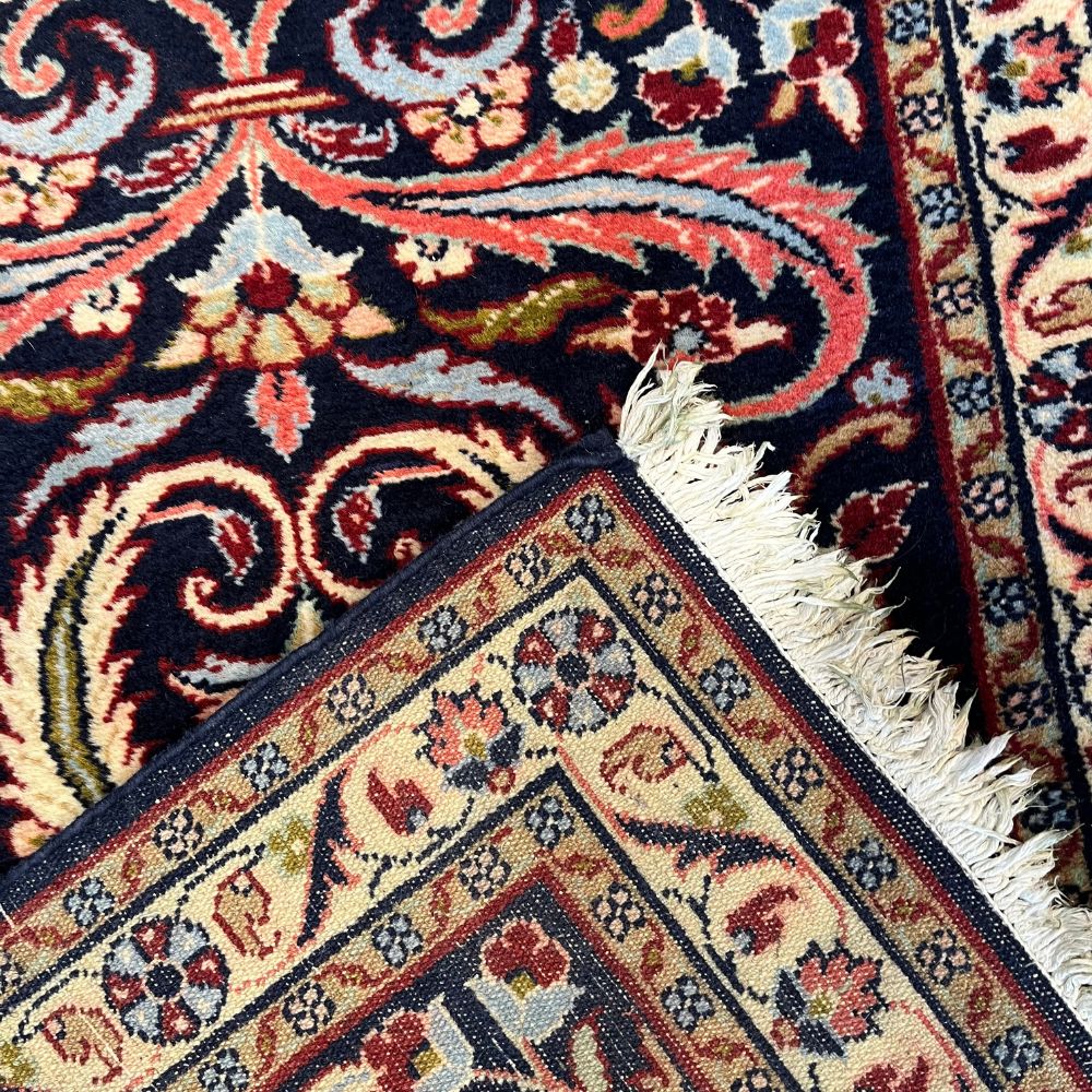 Persian Rug Hamadan 2'7" x 13'6" - runner rug - vintage rugs - back