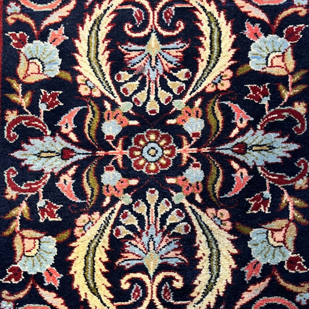 Persian Rug Hamadan 2'7" x 13'6" - runner rug - vintage rugs -field