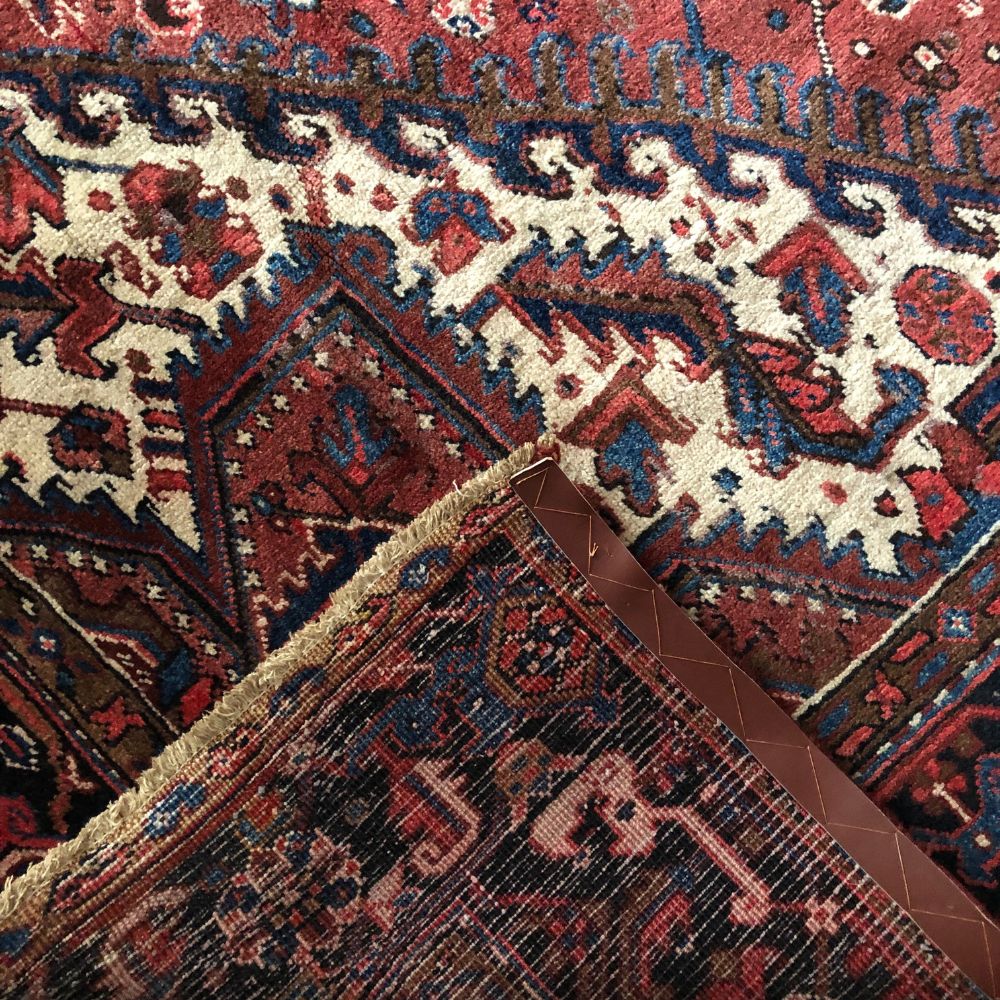 Persian Rug - Heriz 7'9" x 10'4" Vintage Rugs - Oriental Rug Exchange