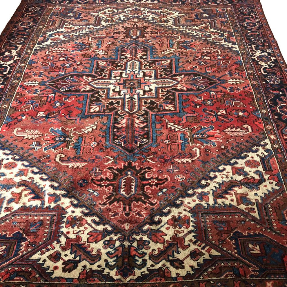 Persian RugHeriz 7'9"x10'4" Oriental Rug Exchange
