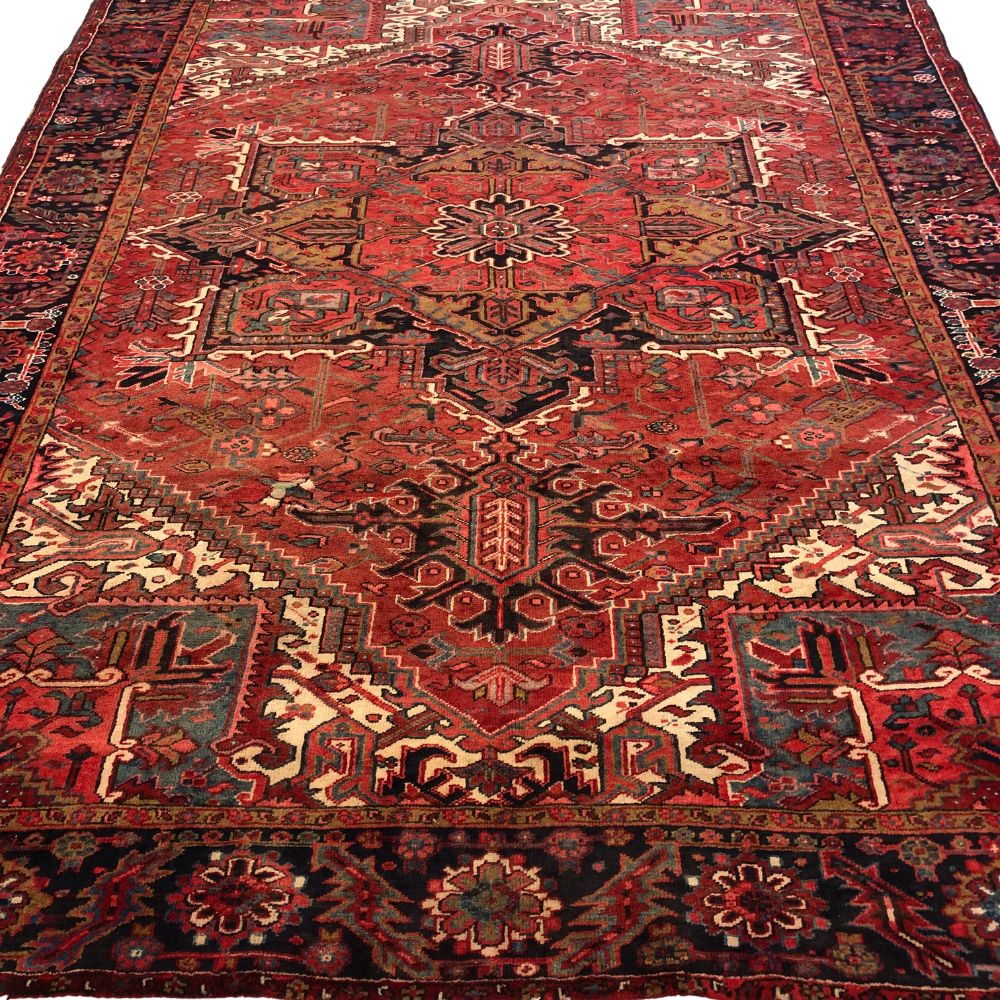 Persian Rugs - Heriz 8'3" x 11' - Vintage Rugs - Handmade Rugs - Oriental Rug Exchange