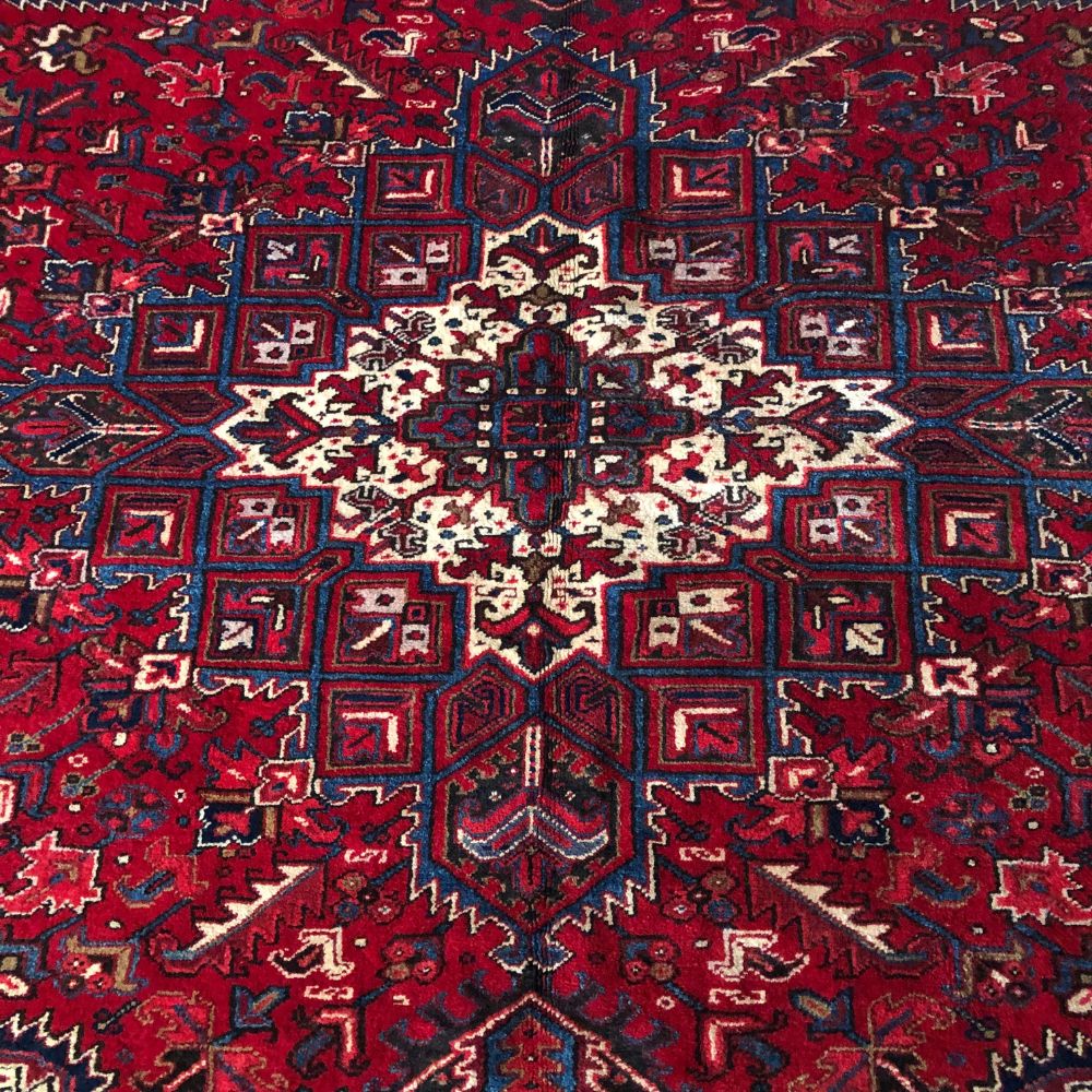 Persian Rug - Heriz 8'4" x 10'7" Vintage Rugs-Oriental Rug Exchange