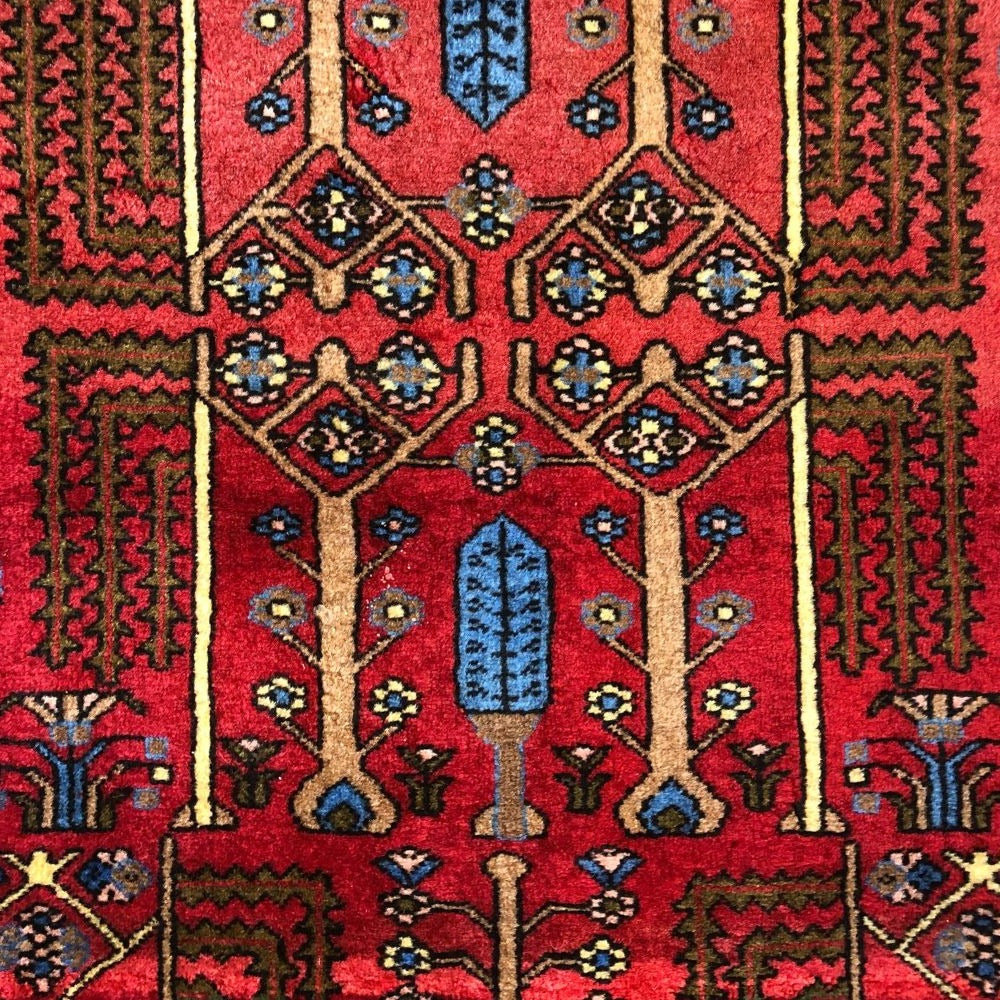 Persian Rug - Koyali Bijar 3'4" x 4'6" Vintage Rug - Oriental Rug Exchange