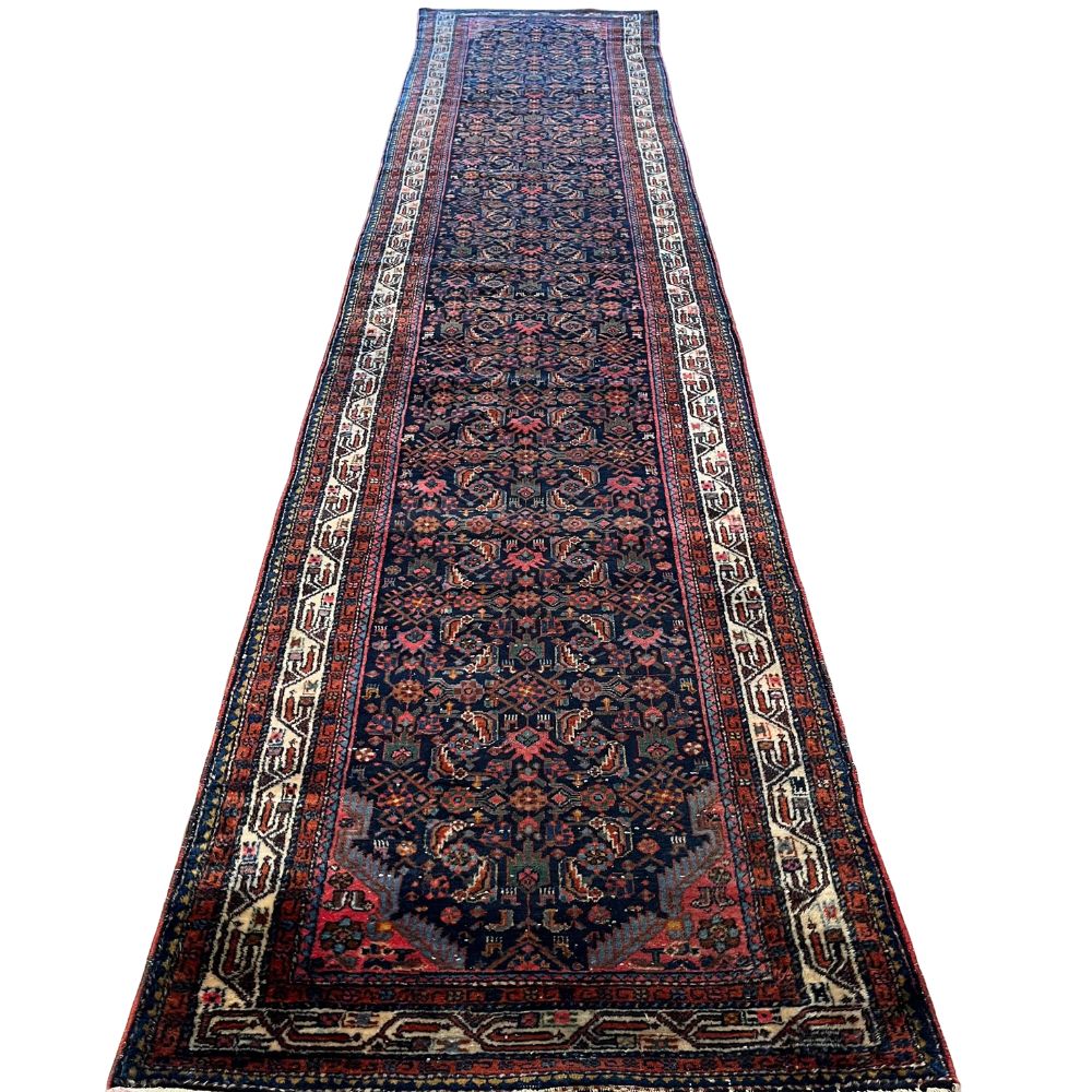 Persian Rugs - Malayer Rug Runner 3' x 14'10" - Antique Rugs