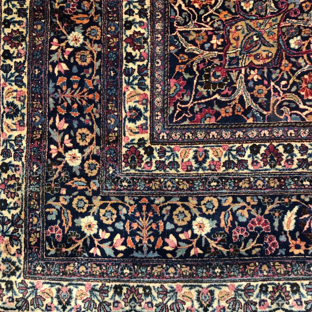 Persian Rugs -  Mashad Dorasht 9'9" x 13'8" - Handmade Rugs - Antique Rugs - Oriental Rug Exchange