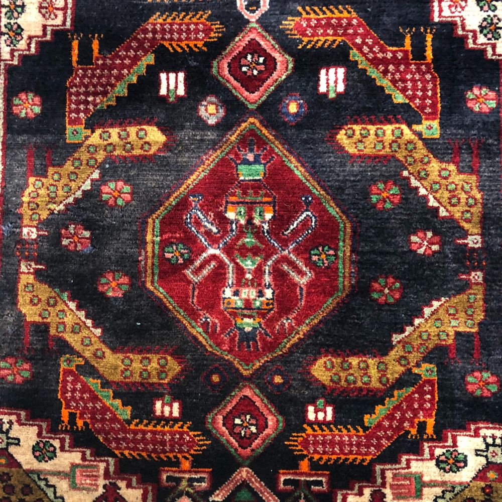 Persian Rug - Nahavand Rug Runner 3'8" x 15'9" - Vintage Rugs - Handmade Rugs - 3'8" x 15'9"