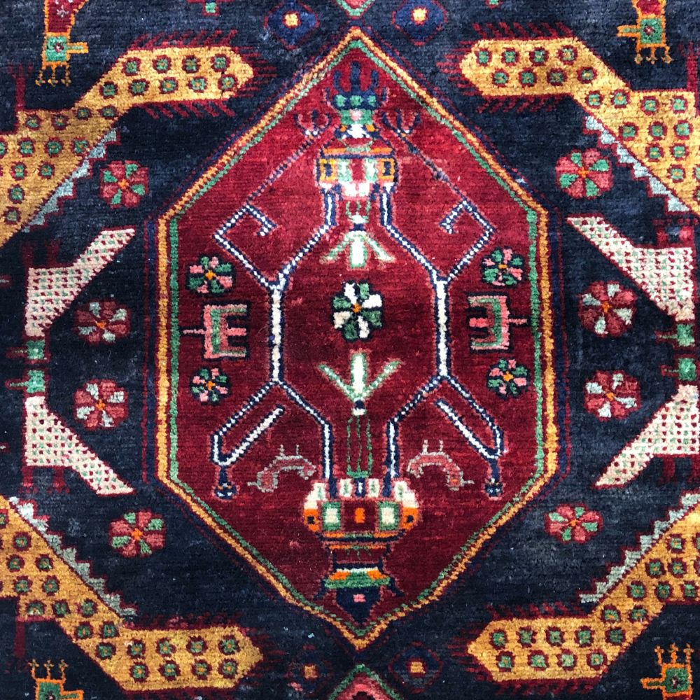 Persian Rug - Nahavand Rug Runner 3'8" x 15'9" - Vintage Rugs - Handmade Rugs - 3'8" x 15'9"