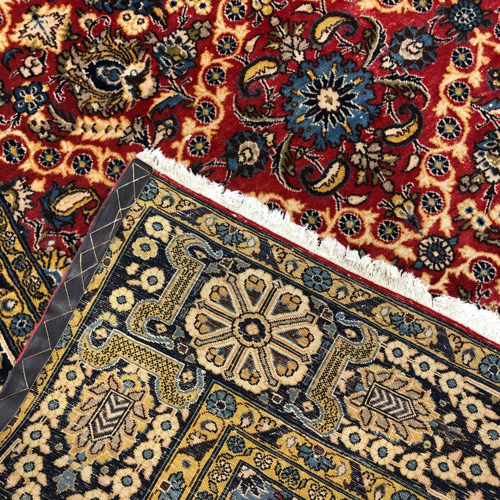 Persian Rug - Qum 9'7"x 13'3" - Handmade Rugs - Vintage Rugs - Oriental Rug Exchange