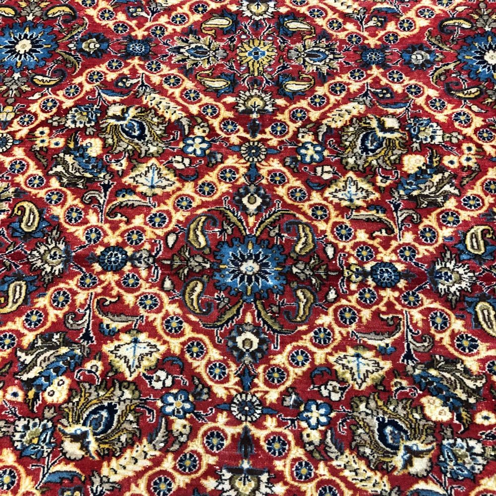 Persian Rug - Qum 9'7"x 13'3" - Handmade Rugs - Vintage Rugs - Oriental Rug Exchange