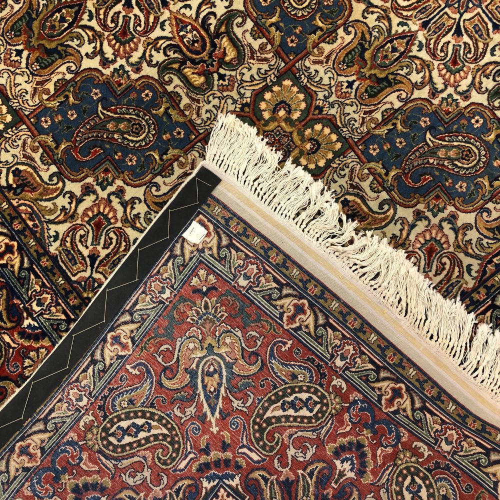 Persian Rugs - Qum 7'11" x 11'10" - Vintage Rugs - Oriental Rug Exchange - Back