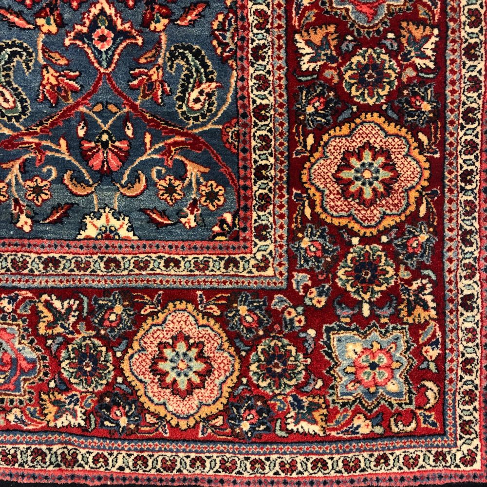 Persian Rugs - Sarouk 8' x 10'5" - Vintage Rugs - Oriental Rug Exchange - Border