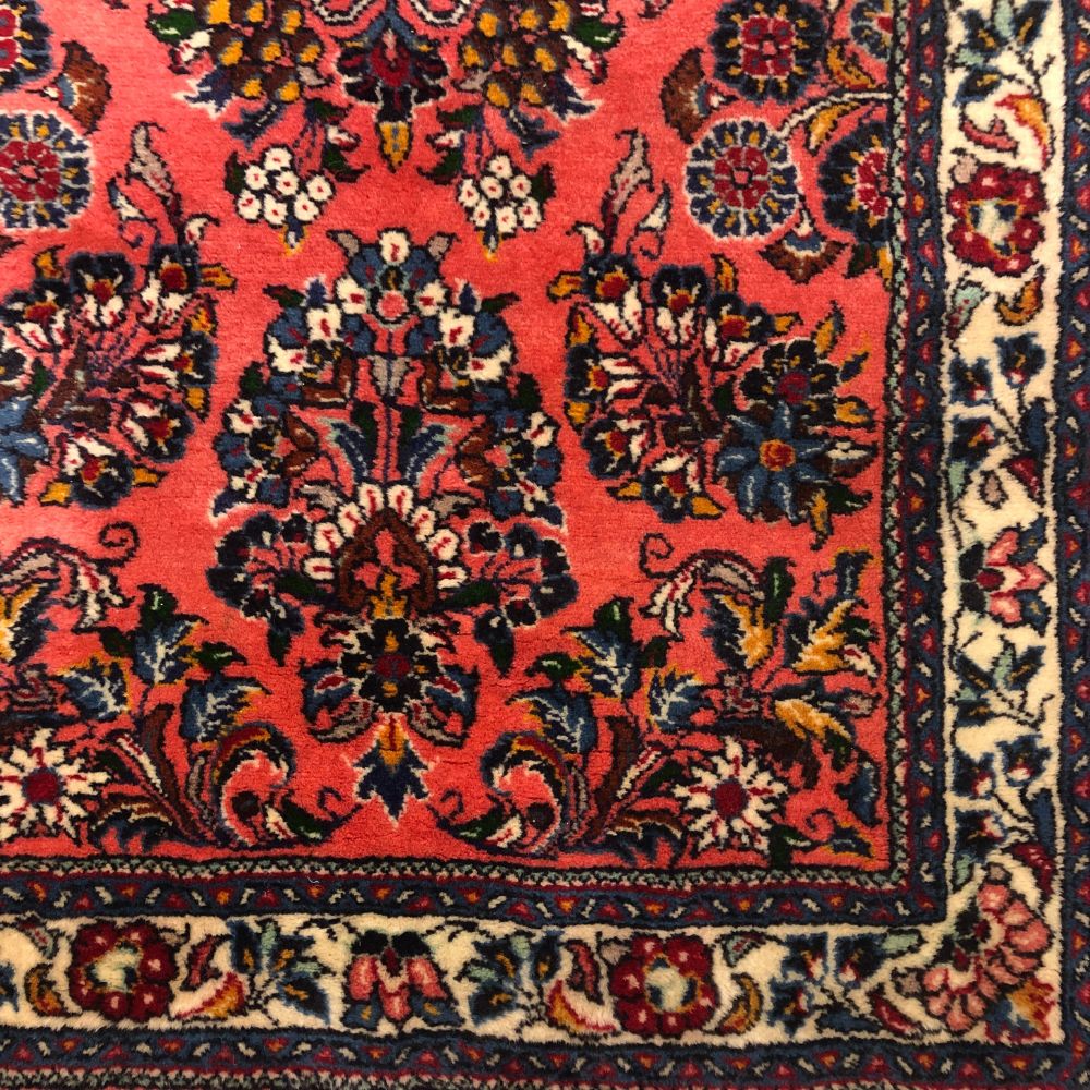 Persian Rugs - Sarouk 2'9" x 14'1" - Vintage Rugs - Oriental Rug Exchange - Border