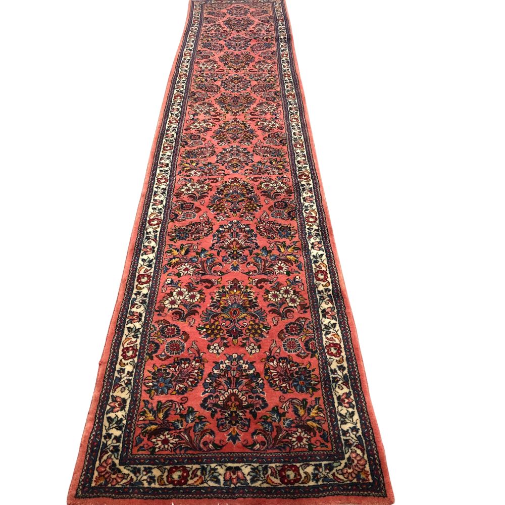Persian Rugs - Sarouk 2'9" x 14'1" - Vintage Rugs - Oriental Rug Exchange