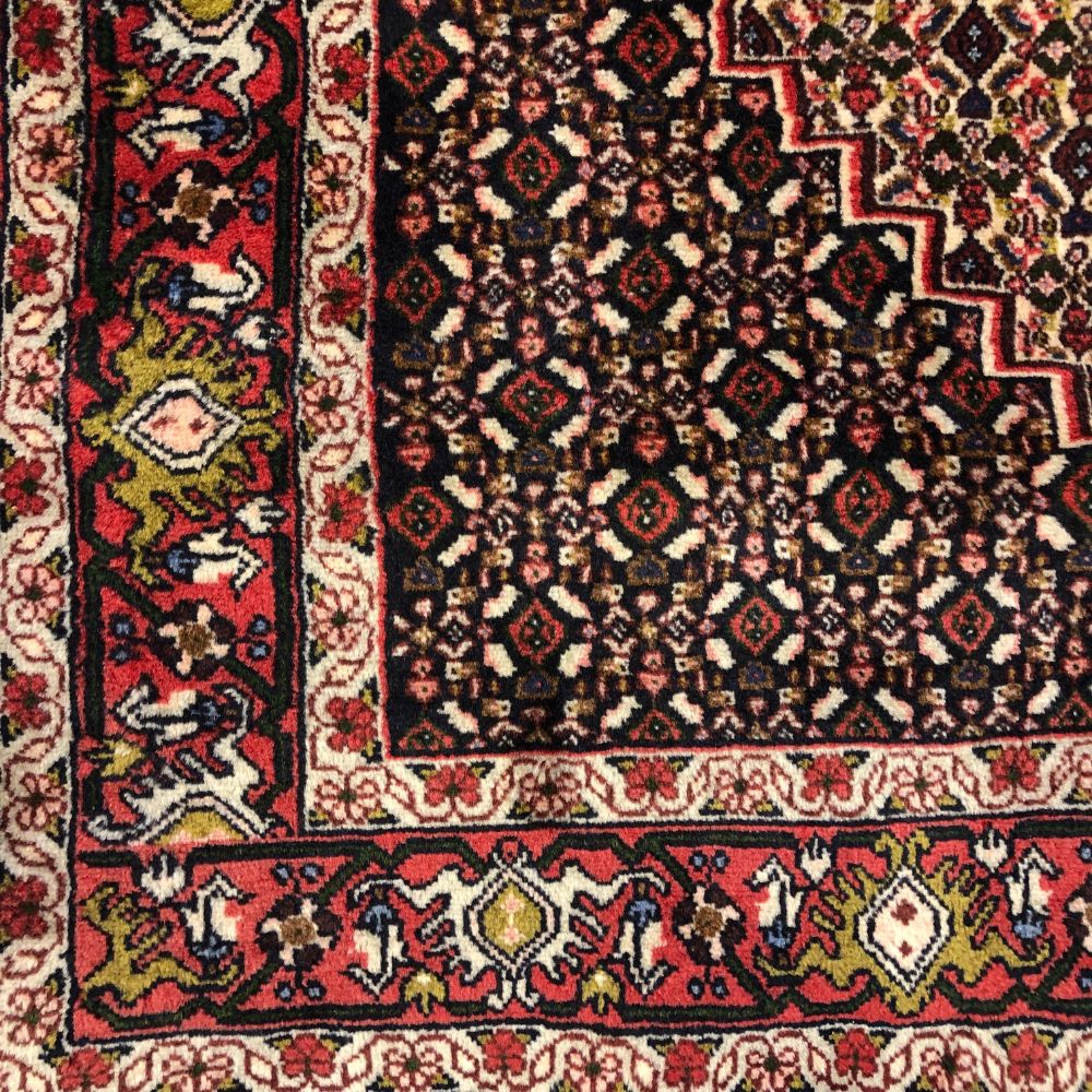 Persian Rugs - Senneh 3'10" x 5'1" - Vintage Rugs -Handmade Rugs - Oriental Rug Exchange